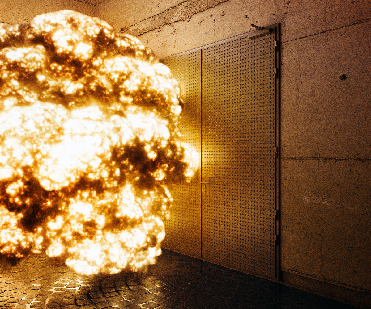 Pierwsze produkowane w Polsce drzwi przeciwwybuchowe