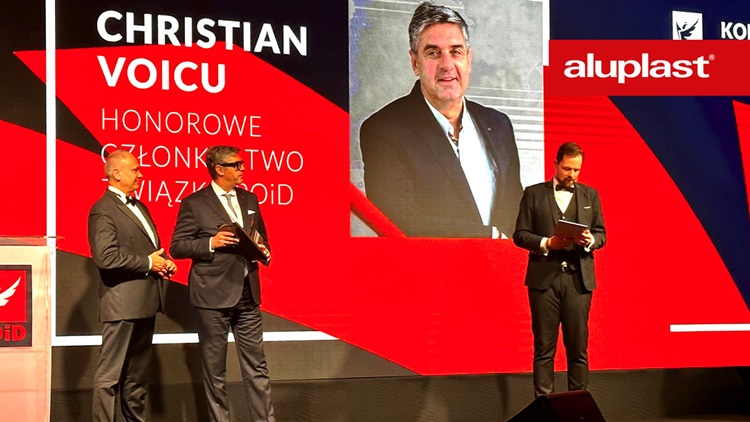 Christian Voicu - Prezes Aluplast sp. z o.o. dołączył do zaszczytnego grona Członków Honorowych Związku Polskie Okna i Drzwi.