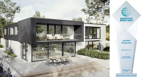 REHAU laureatem programu „Odkrycie roku 2023”  za system profili okiennych ARTEVO