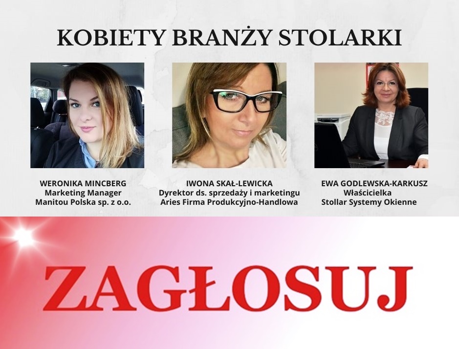 Warto głosować na te panie, Kobiety Branży Stolarki